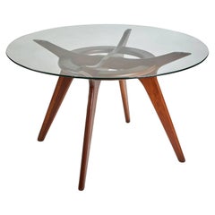 Adrian Pearsall Compass Walnut Dining Table for Craft Associates