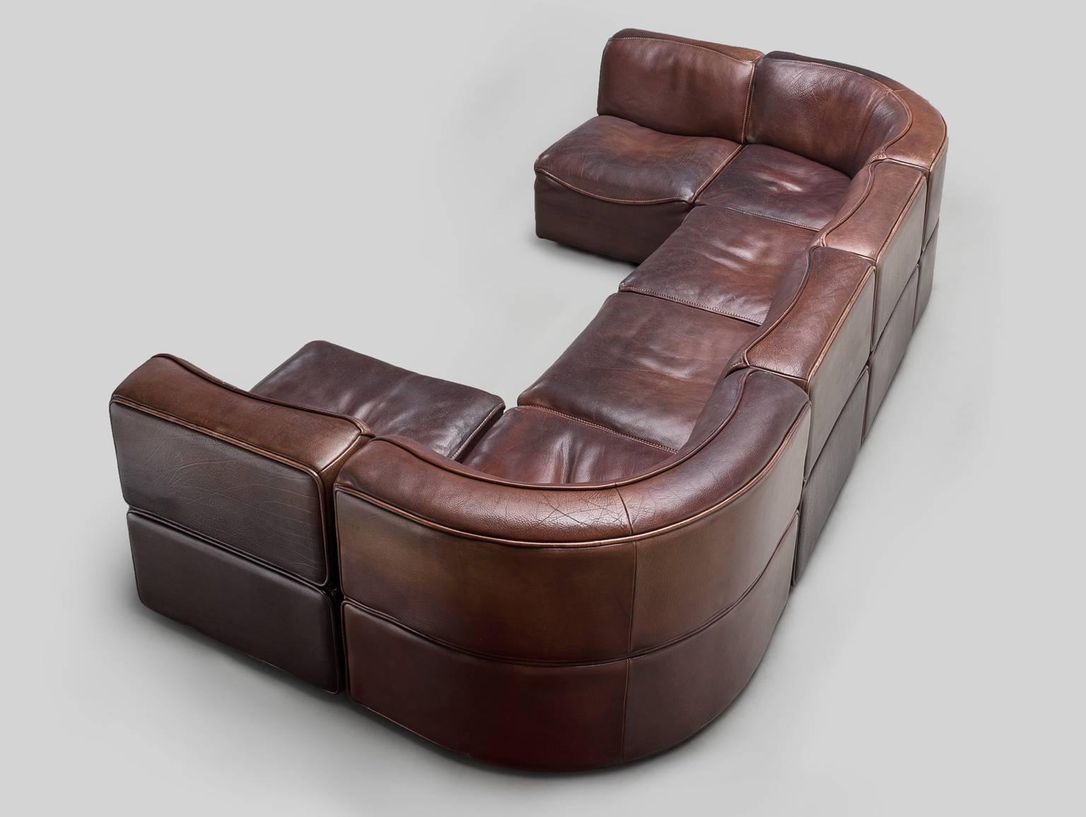 Mid-Century Modern De Sede DS-15 in Dark Brown Buffalo Leather
