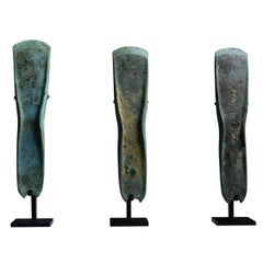 Three Ancient European Bronze Age Axes, 1400 BC 6