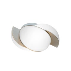 Lara Bohinc, Collision Small Table Light, Gold Galvanic with White Acrylic