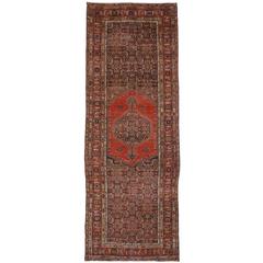 Antique Persian Malayer Gallery Rug, Long and Wide Persian Runner 11