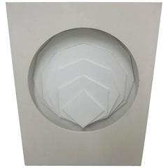 Italian Minimalist Wall Mounted Light Sculpture by J.M. Debernardo, 1976 2