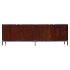 Florence Knoll Large Credenza in Rosewood and Marble 12