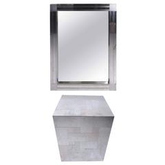 Paul Evans Patchwork Console Table and Wall Mirror 2