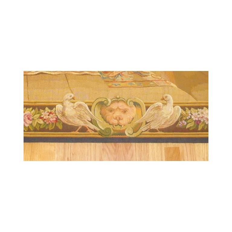 French Aubusson 100% Silk Tapestry