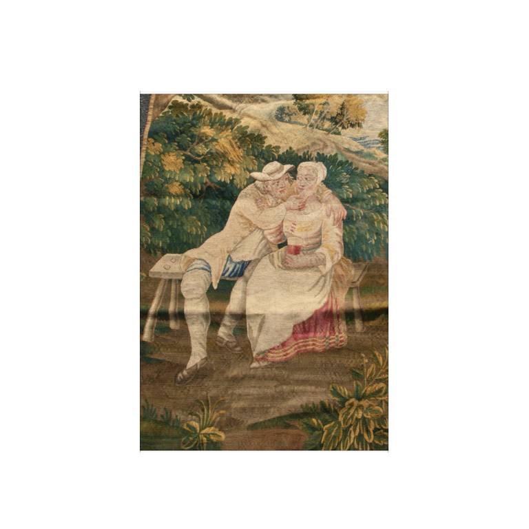 Louis XV Brussels Tapestry, 18th Century For Sale