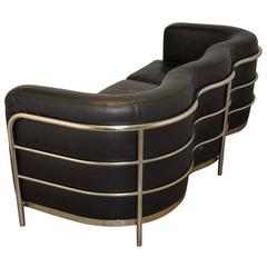 Original Zanotta Onda Leather Sofa Designed by Paolo Lomazzi, 1985 7