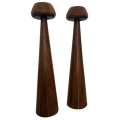 Pair of Early Candlestick by Paul Evans and Phillip Powell