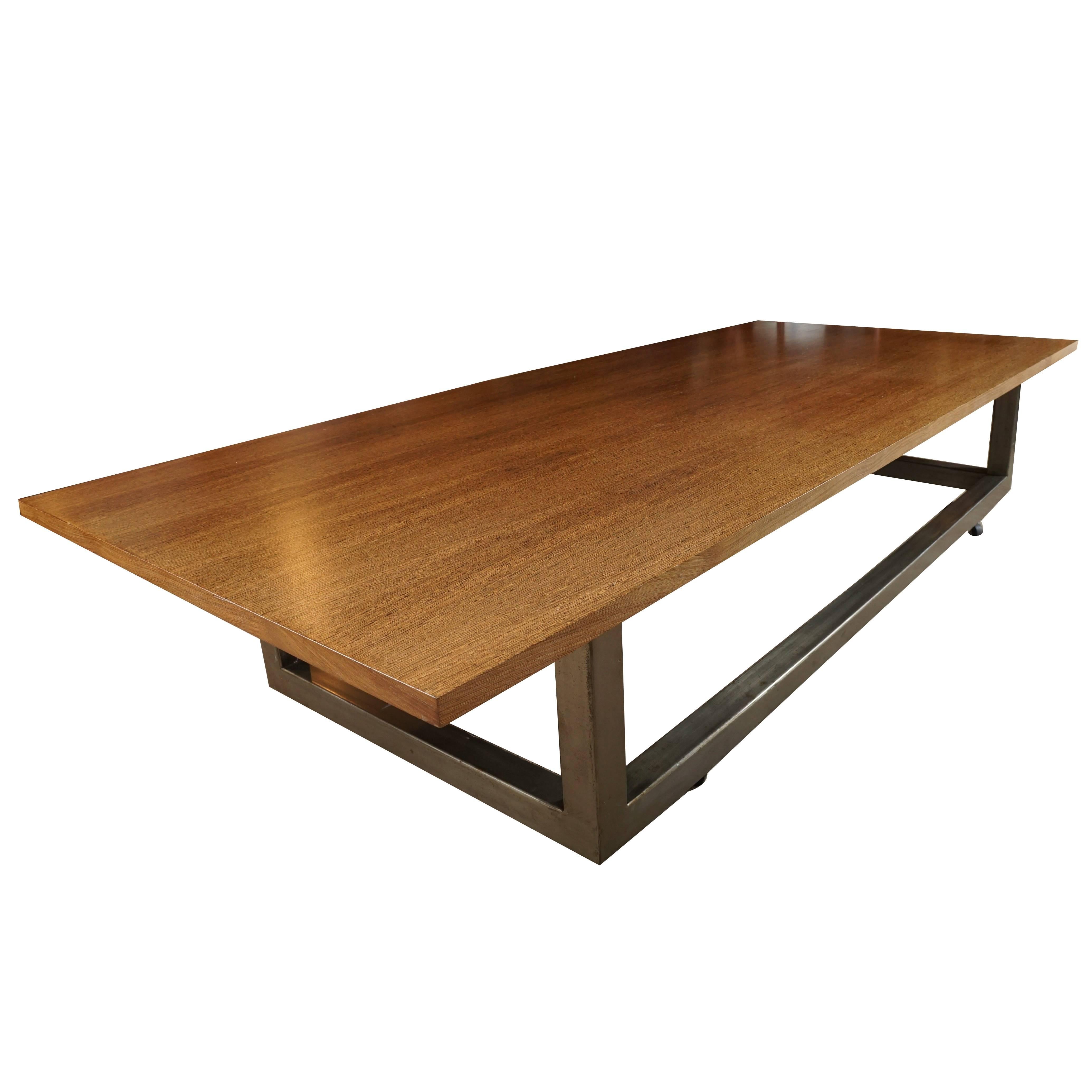 Huge Custom Low Table by Nicholas Mongiardo For Sale