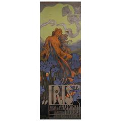 Very Large Italian Art Nouveau Period Opera Poster by Hohenstein, 1898 7