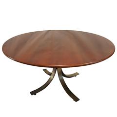 Osvaldo Borsani Walnut Sculptured Table