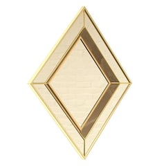 Maison Jansen - Miroir en métal doré