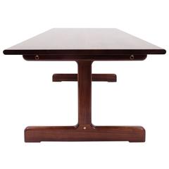 Physalia LP Dining Table, Low Profile Foot in American Walnut 1