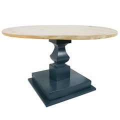 Mesa de Comedor Redonda con Pedestal