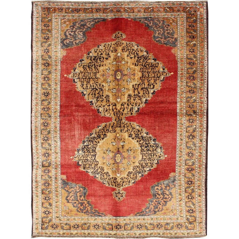 Antique Ottoman Turkish Rug For Sale at 1stdibs