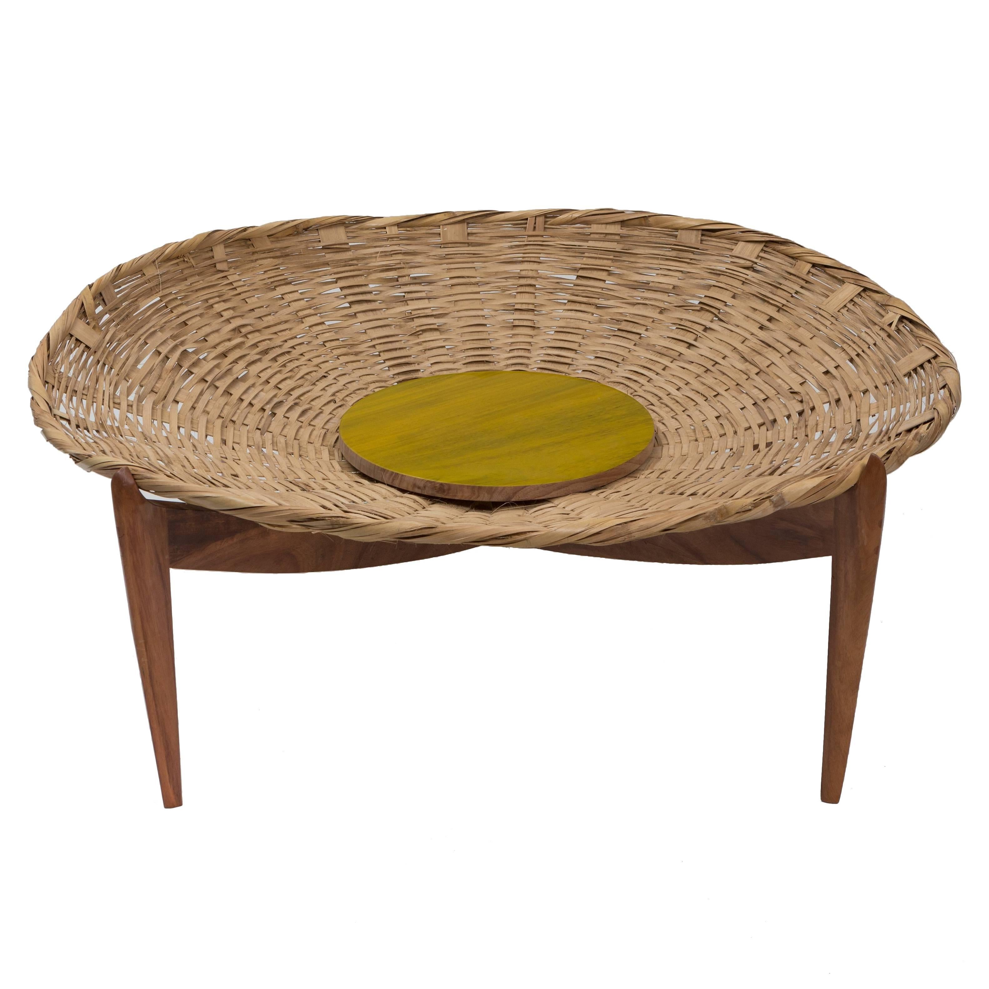 "Solaria" Basket Table by Gabriela Valenzuela-Hirsch For Sale