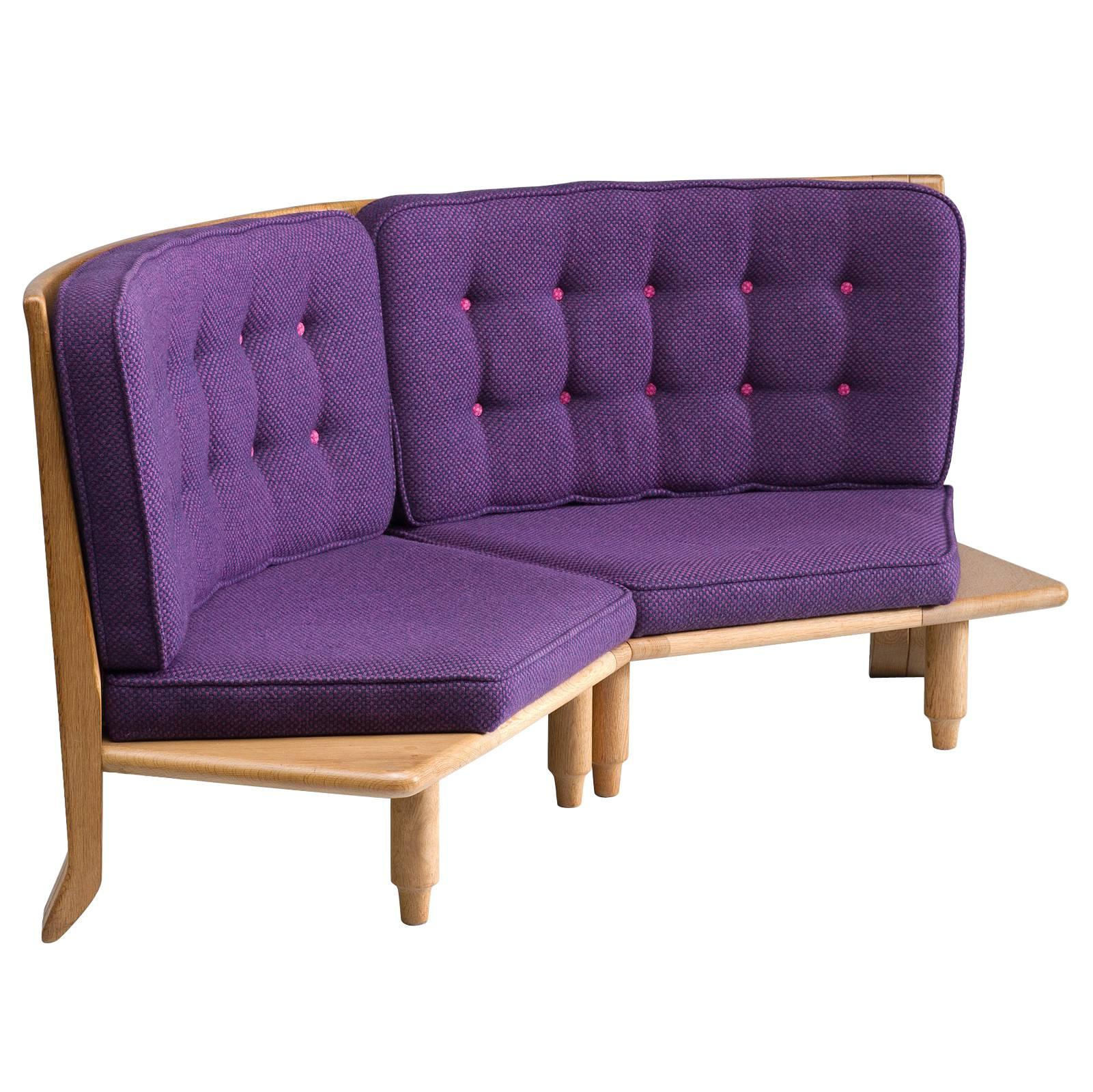 Guillerme & Chambron Oak Settee