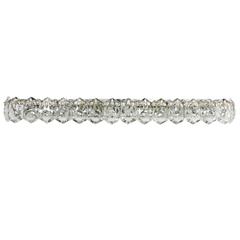 Kinkeldey Faceted Crystal Ten-Light Wall Sconce/ Bathroom Light Fixture