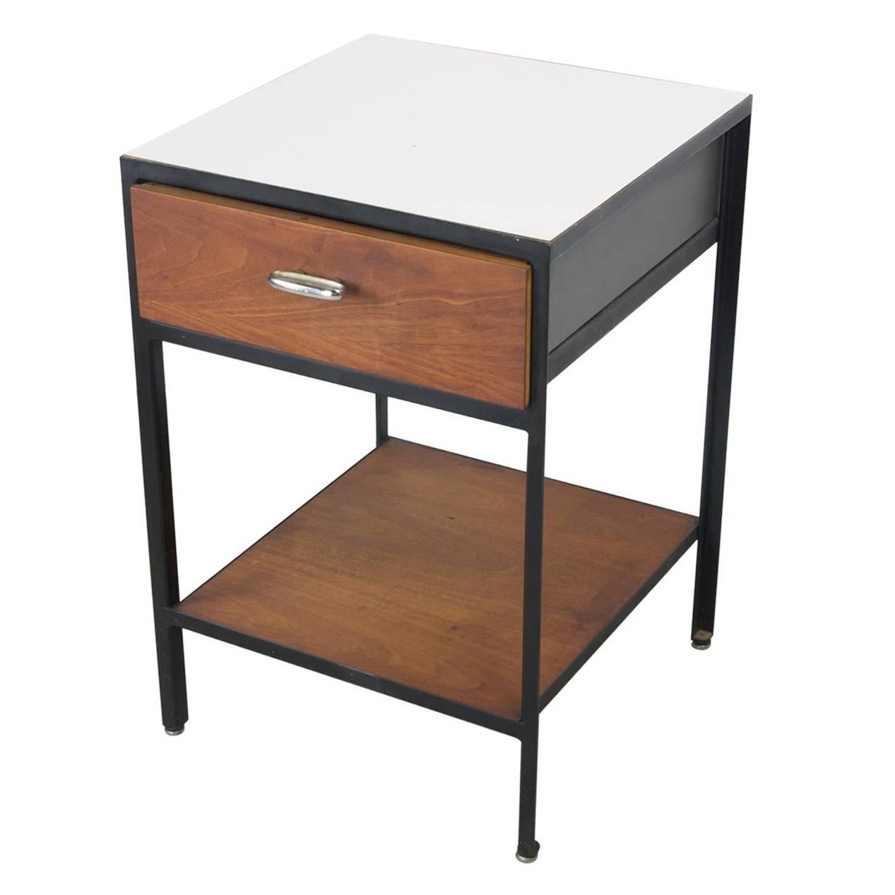 'Steel Frame' Nightstand #4051 by George Nelson for Herman Miller