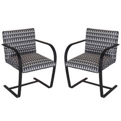 Vintage Flat Bar Brno Chairs in Custom Finish