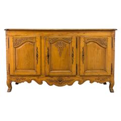 Antique French 19th Century Louis XV Enfilade or Sideboard