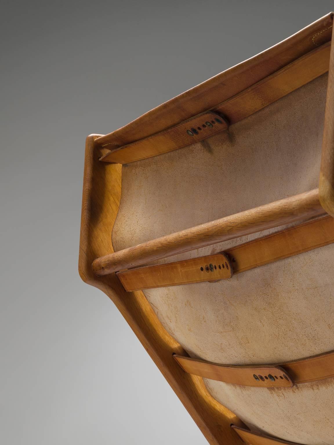 Mogens Voltelen Cognac Copenhagen Chair 1