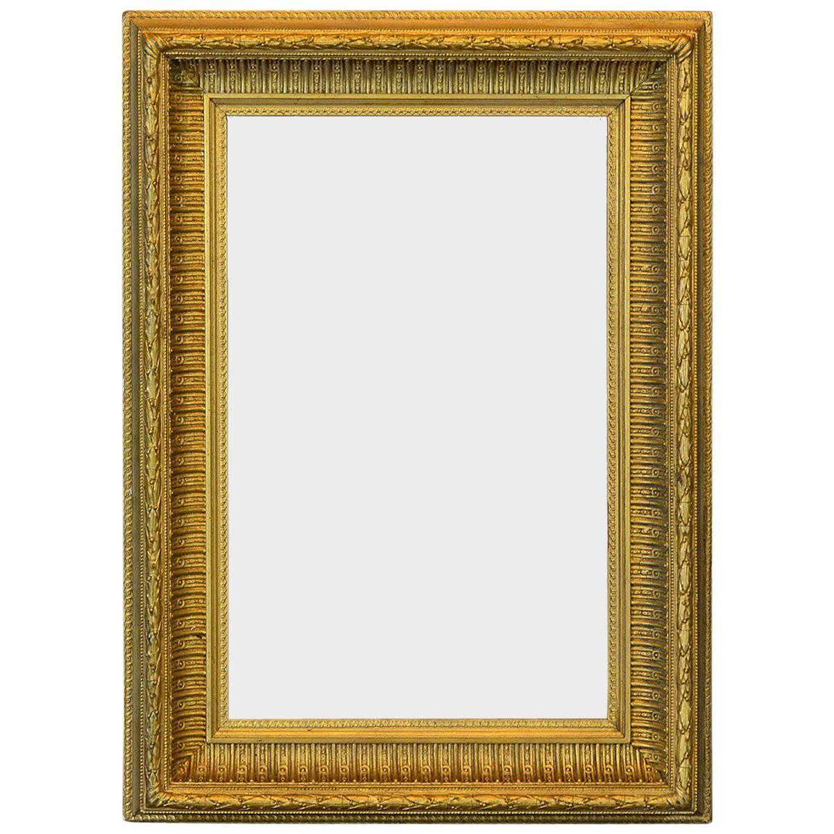 Victorian Wood and Gilt Antique Picture Frame, circa 1880