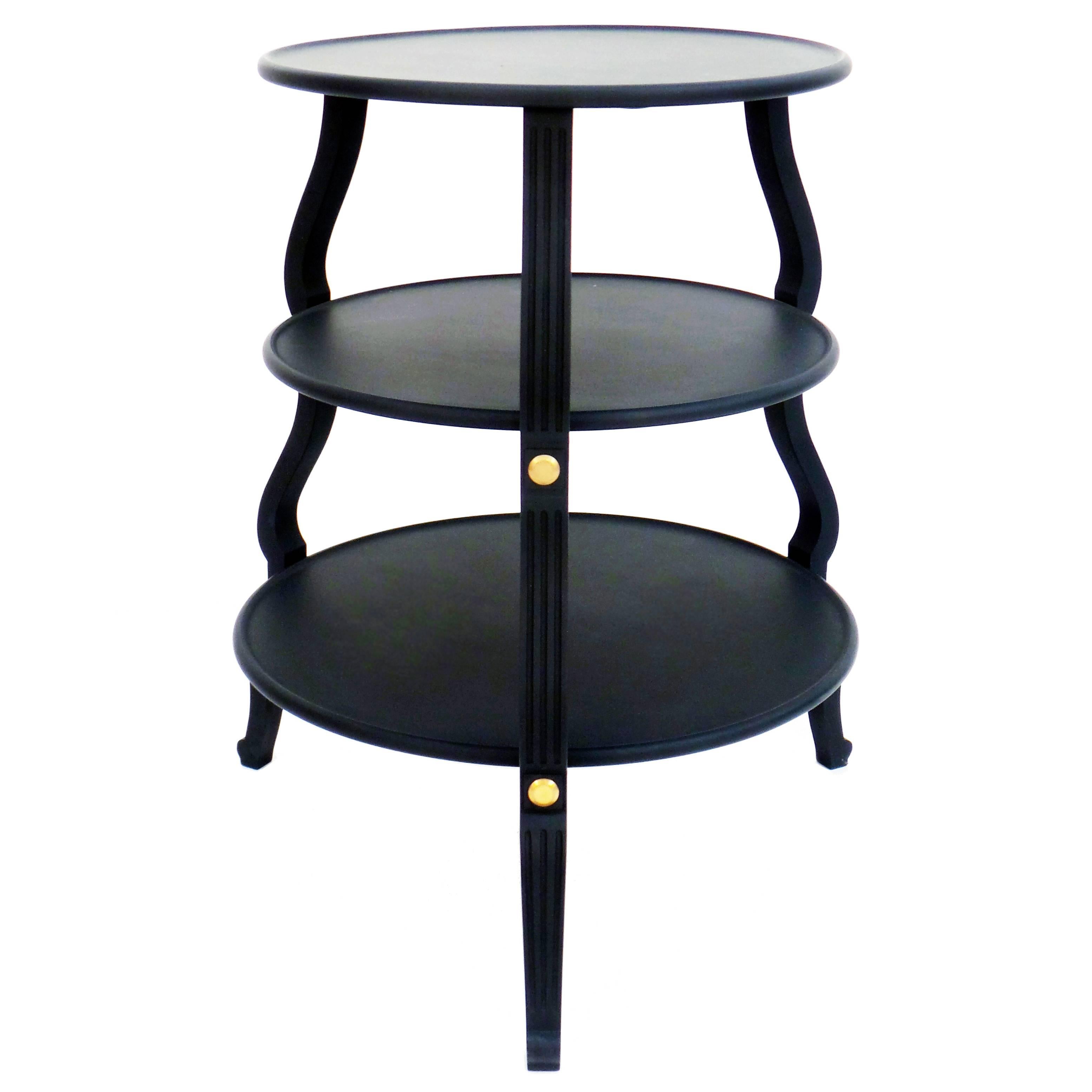 Circular Three-Tier Table For Sale