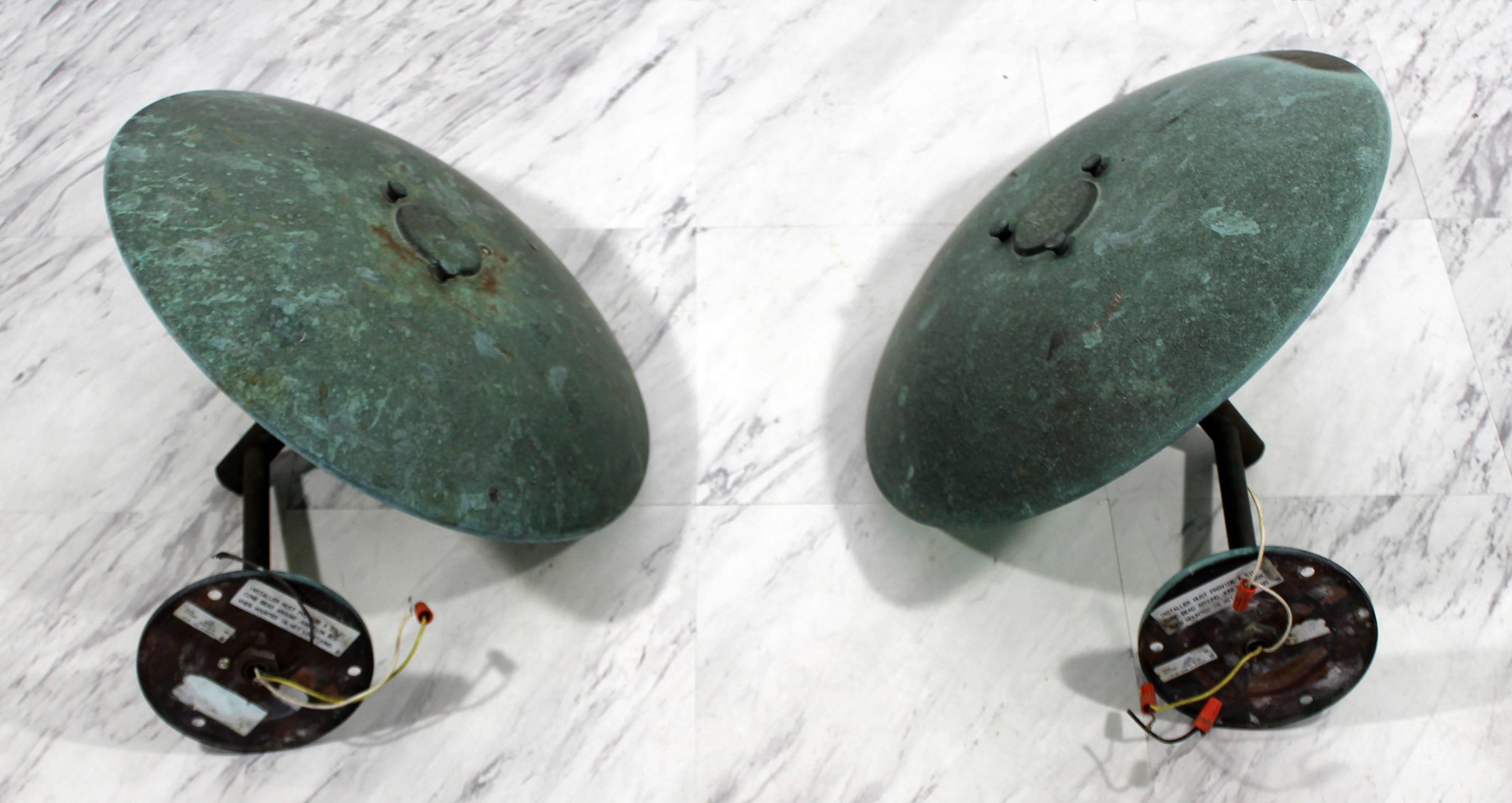 Danish Mid-Century Modern Poul Henningsen for Poulsen Copper Outdoor Wall Lamp Sconces