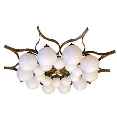 Beautiful Chandelier in the Style of Gio Ponti