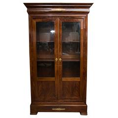 19th Century French Empire Mahogany Bookcase 2