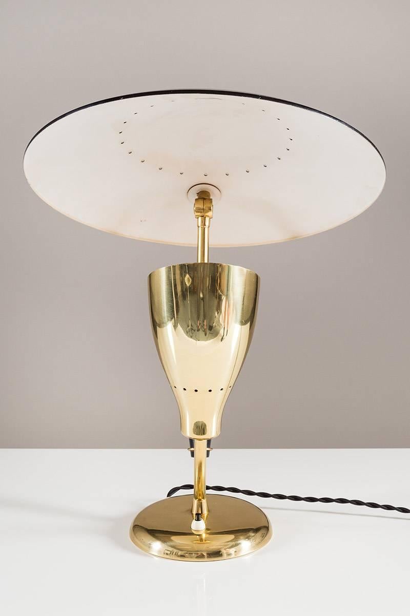 Mid-Century Modern Scandinavian Uplight Table Lamp by Holm Sørensen
