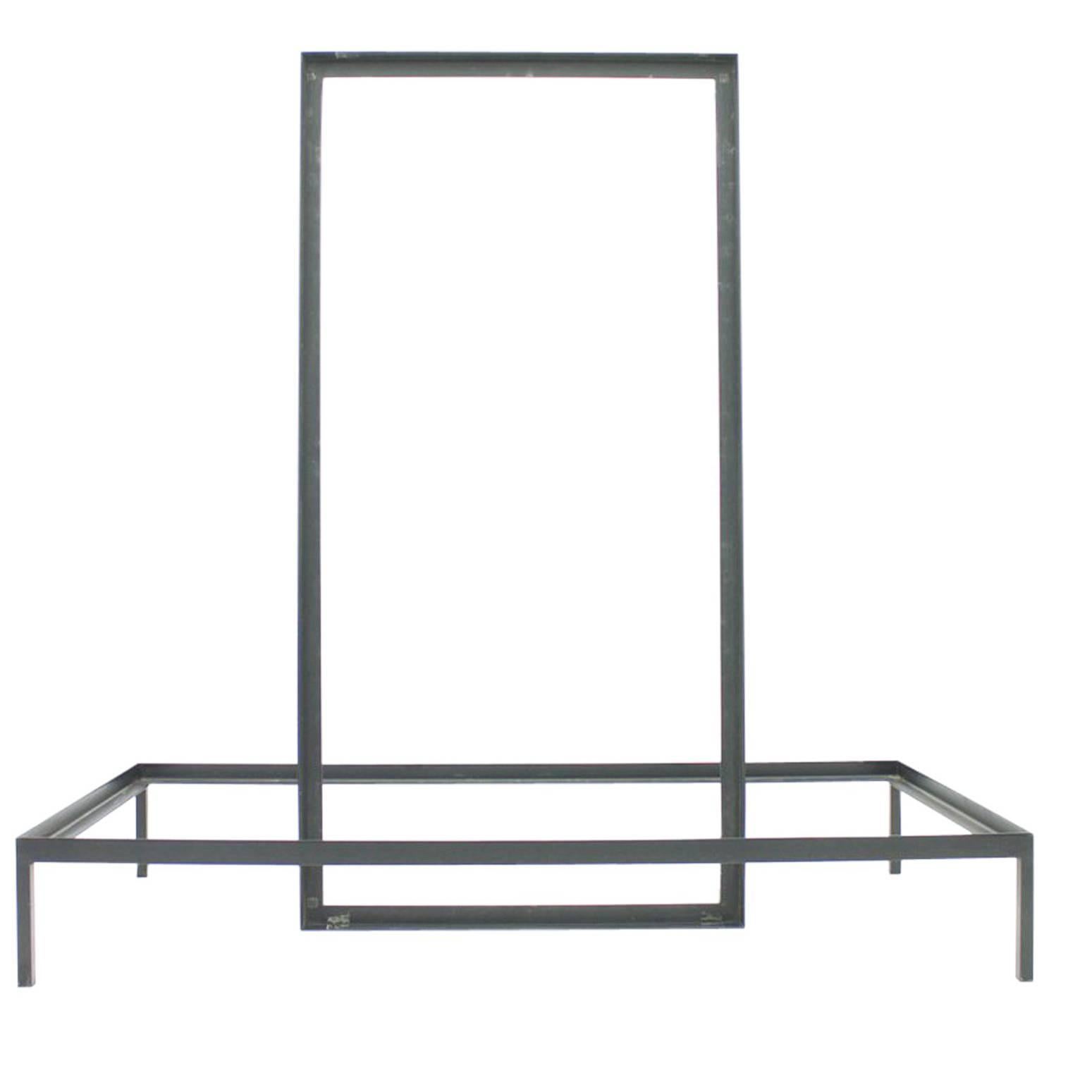 one (1) of metal frame beds by Hans Gugelot 