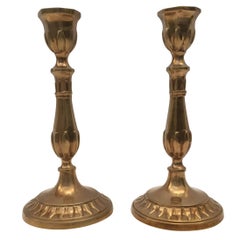 Pair of Antique Victorian Candlesticks