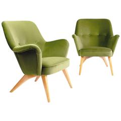 Pair of "Pedro" Lounge Chairs by Carl-Gustaf Hiort Af Ornäs
