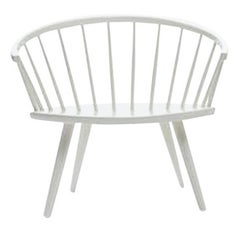 White Mid-Century Modern Arka Chair by Yngve Ekström for Stolab, 1950s