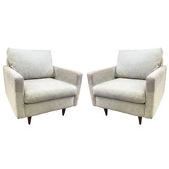 Pair of Early Florence Knoll Lounge Chairs 5