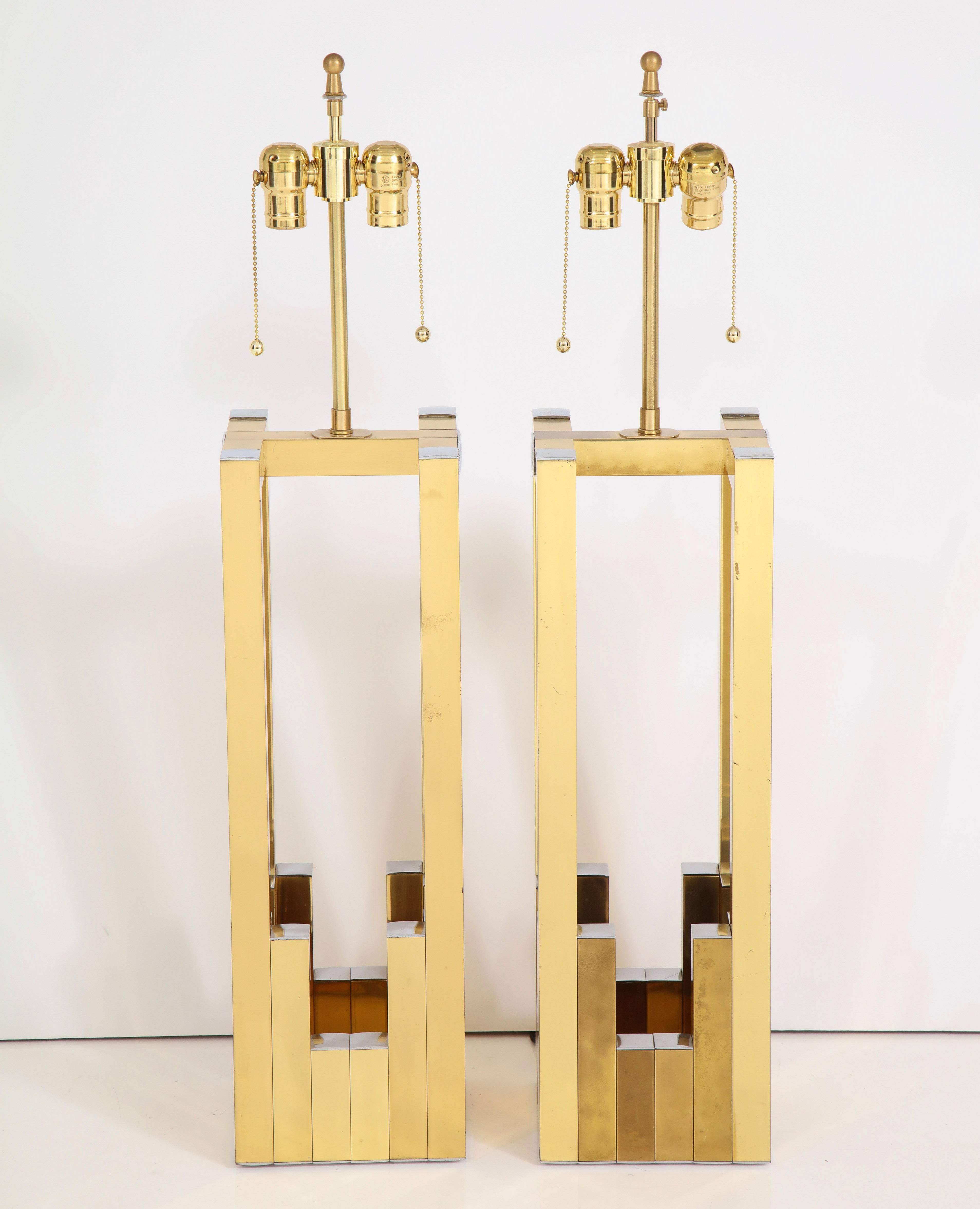 Late 20th Century Pair of Lumica Italian Table Lamps by Willy Rizzo