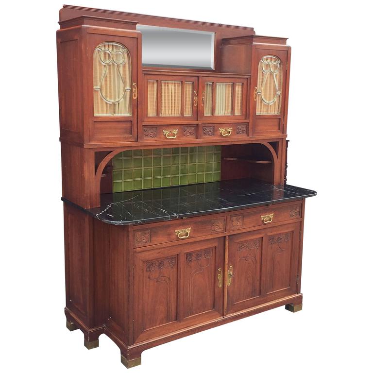 French Art Nouveau Bar or Cupboard at 1stDibs