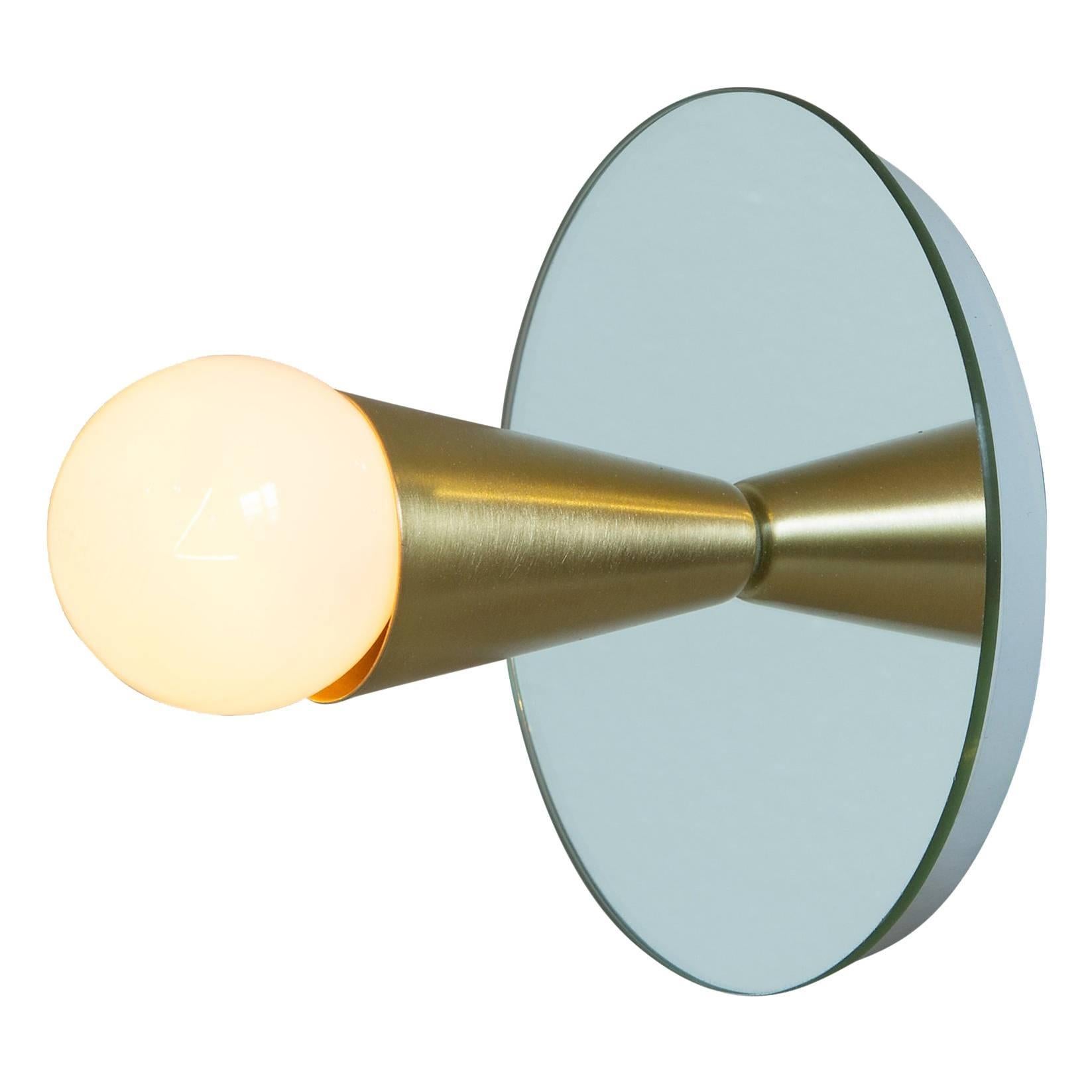 Echo One Sconce / Flush Mount in Brass from Souda, Made to Order