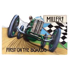 Retro Auto Racing Painting by Bob McCoy