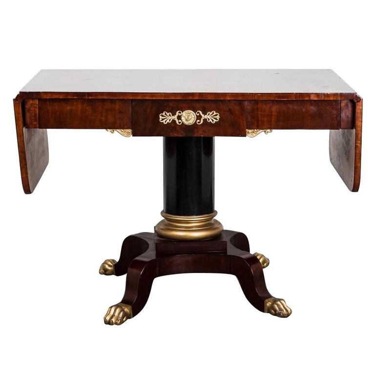 Exquisite Swedish Neoclassical Table signed SEST