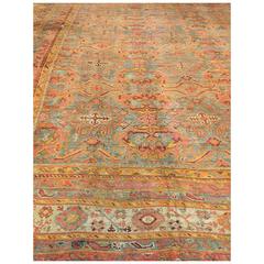 Antique Oversize Turkish Oushak Rug, circa 1890 2