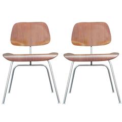 Pair of Modern DCM Dining or Side Chairs by Charles Eames for Herman Miller
