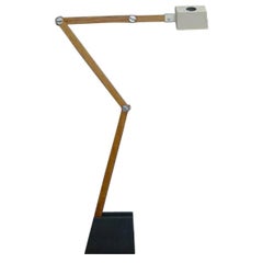 Vintage Fantastic Sculptural Architect Standing Lamp, Limited Edition by Florence Lopez