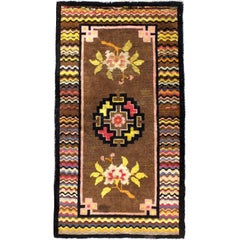 Tapis antique turc ancien de style Khotan