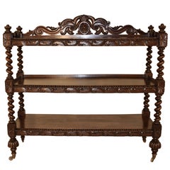 19th Century French Carved Shelf