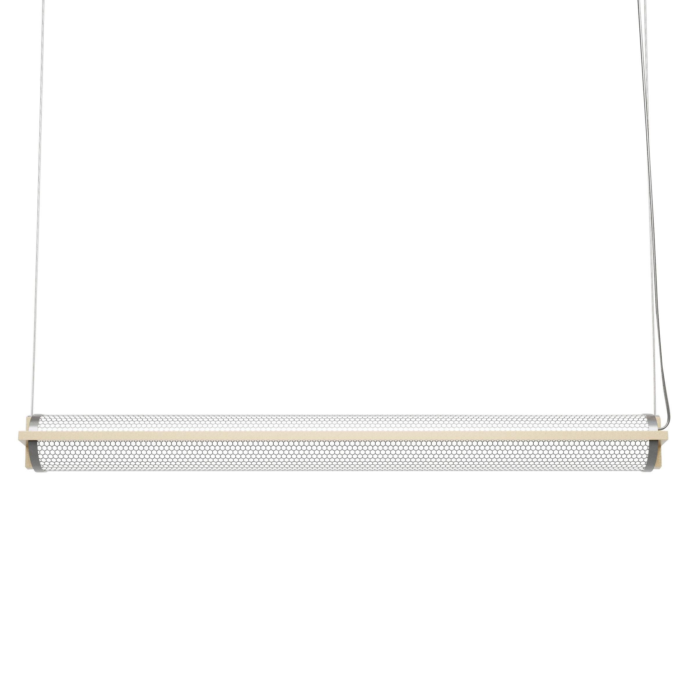 Metropolis Contemporary Modular Suspended LED Light Fixture in 36" Length For Sale