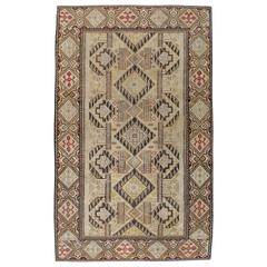 Antique Russian Bessarabian Kilim Flatweave Rug 10