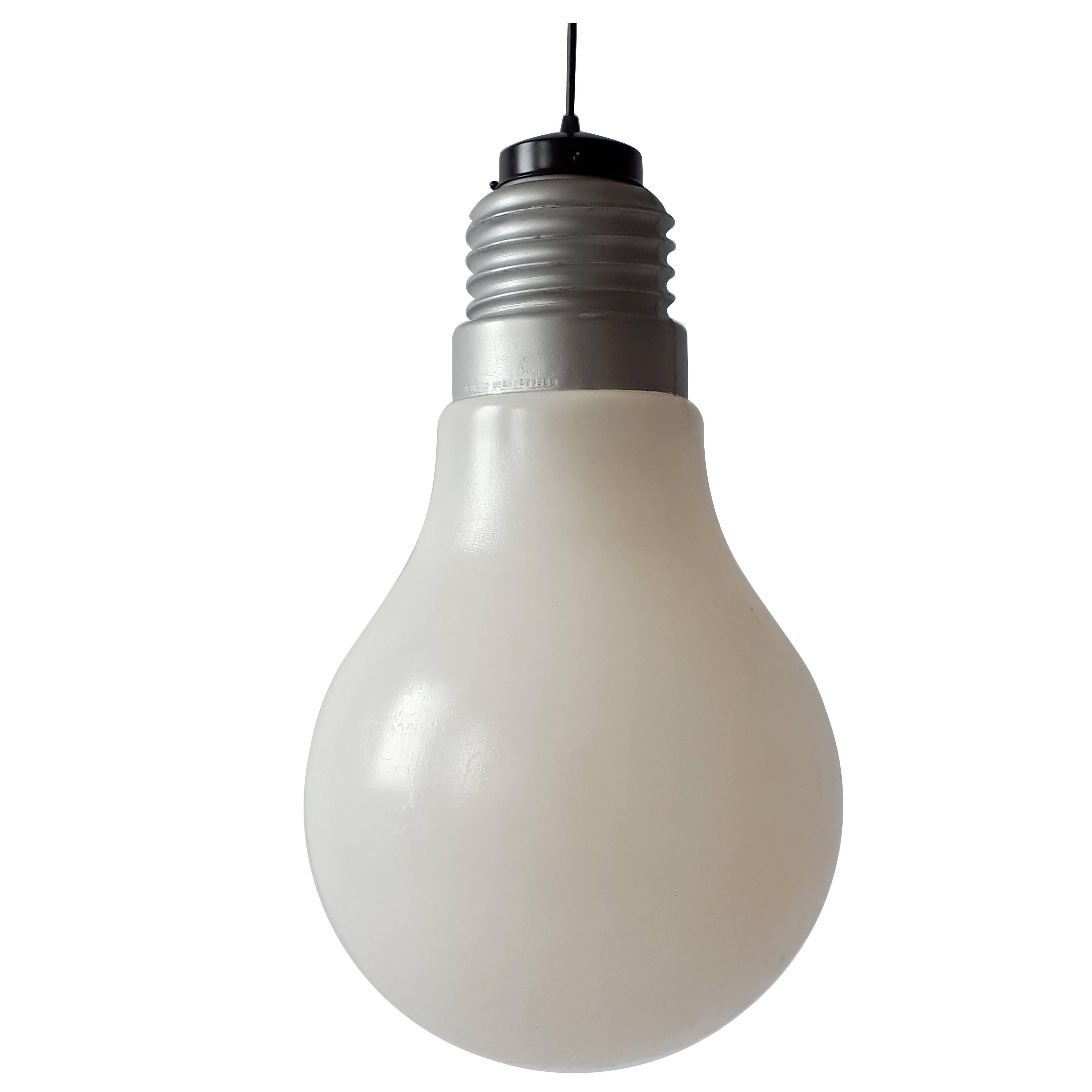 Plastic Light Bulb Pendant from Ingo Maurer, 1969, USA